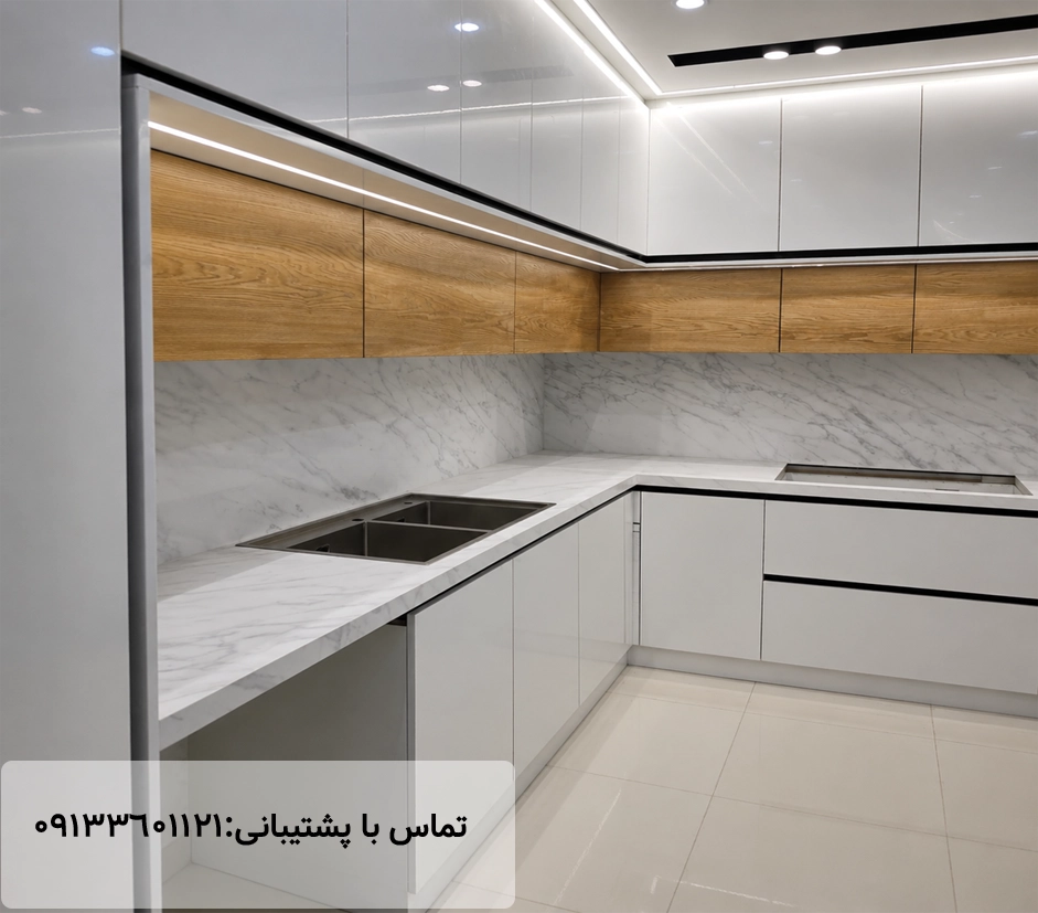 نمونه کار صفحه کابینت اس پی ال کلکته پلاس مهراز استون