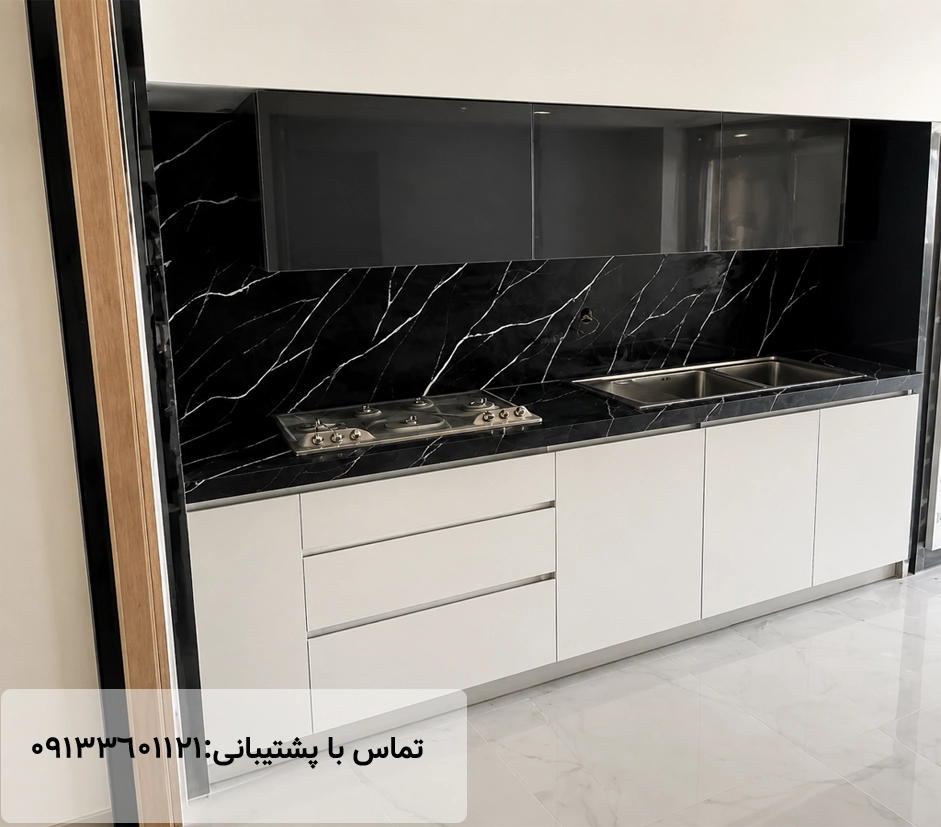 نمونه کار صفحه کابینت مارمونایت مارکوینا مهراز استون
