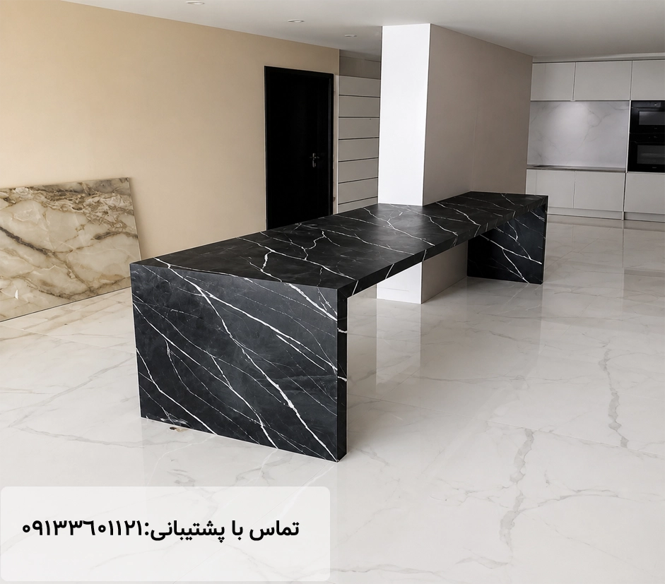 نمونه کار صفحه کابینت مارمونایت مارکوینا مهراز استون