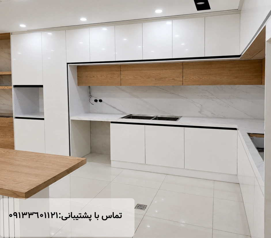 نمونه کار صفحه کابینت اس پی ال کلکته پلاس مهراز استون
