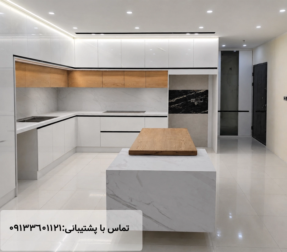 نمونه کار صفحه کابینت اس پی ال کلکته پلاس مهراز استون