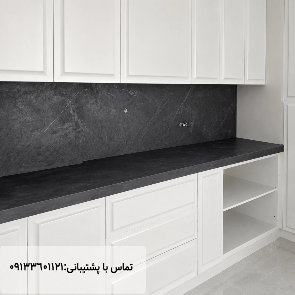 نمونه کار صفحه کابینت اس پی ال برلا دارک مهراز استون