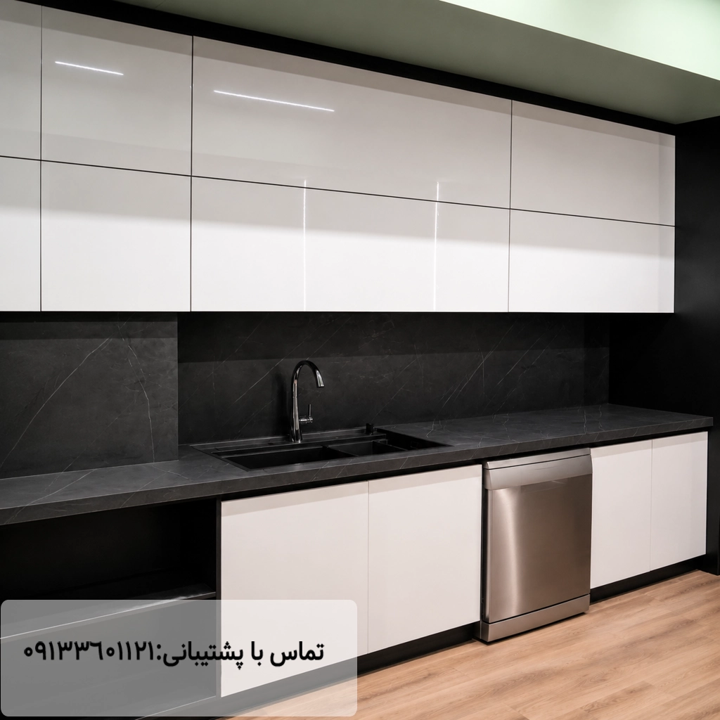 نمونه کار صفحه کابینت اس پی ال برلا دارک مهراز استون