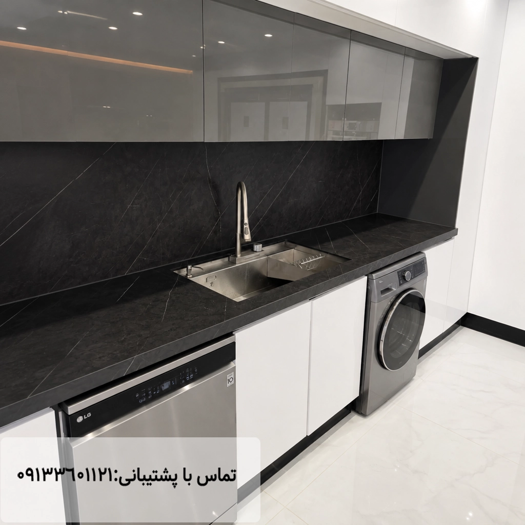 نمونه کار صفحه کابینت اس پی ال برلا دارک مهراز استون