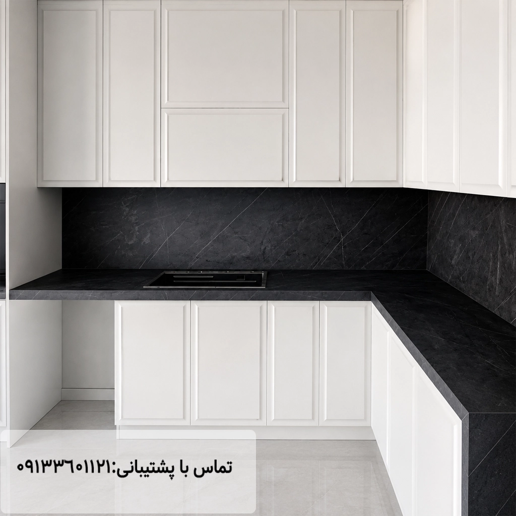 نمونه کار صفحه کابینت اس پی ال برلا دارک مهراز استون