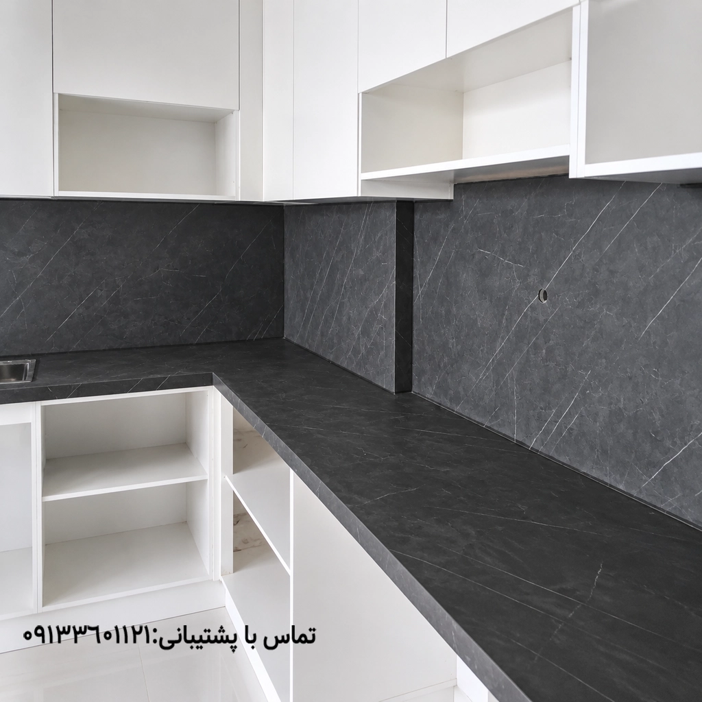 نمونه کار صفحه کابینت اس پی ال برلا دارک مهراز استون