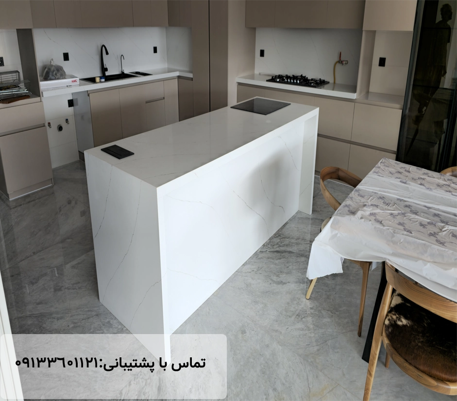 مهراز استون نمونه کار اجرایی سنگ کوارتز توتم گریفین
