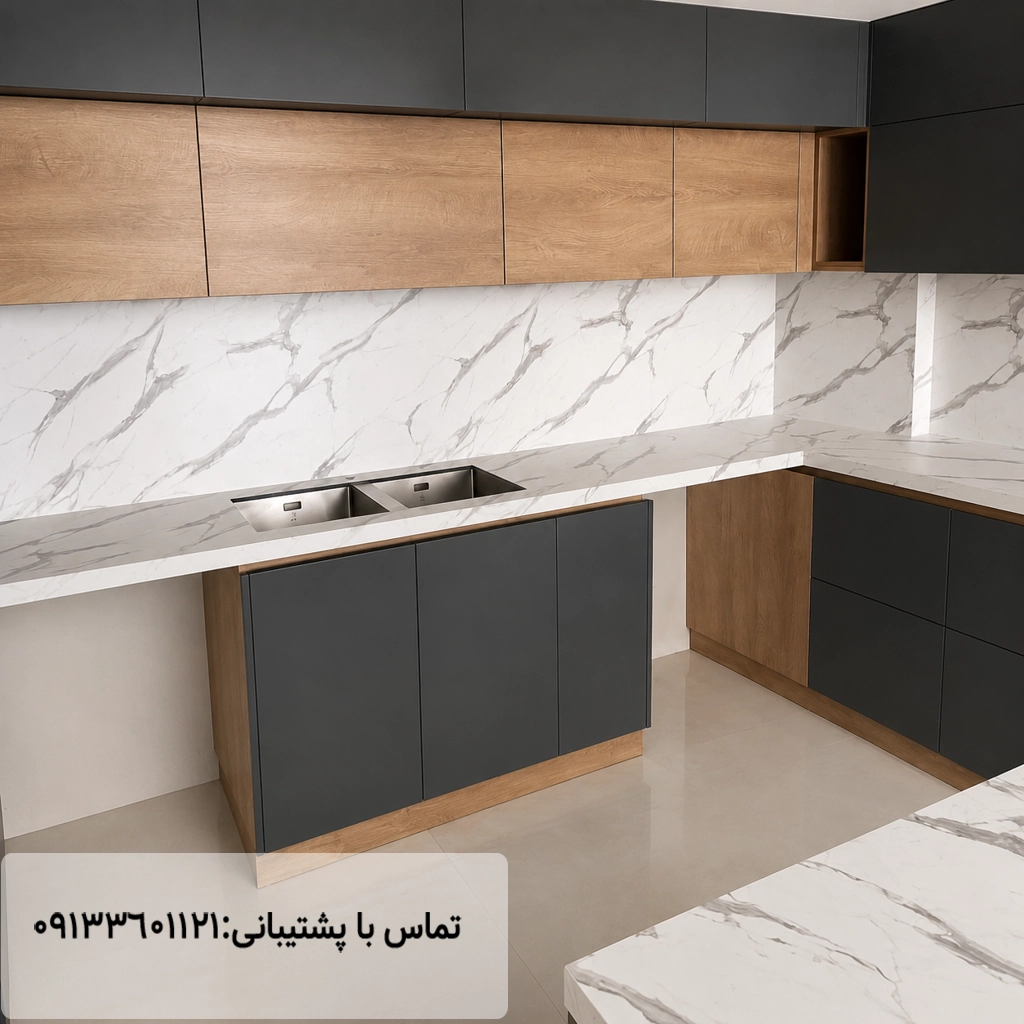 نمونه کار صفحه کابینت اس پی ال بریتانیکا مهراز استون