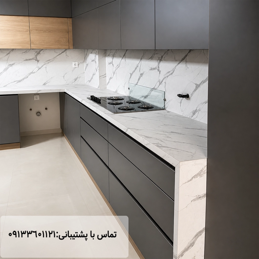 نمونه کار صفحه کابینت اس پی ال بریتانیکا مهراز استون
