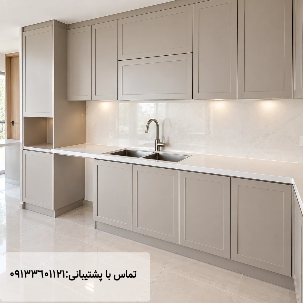 نمونه کار صفحه کابینت کوارتز توتم رولینگ استون کد:6126 مهراز استون